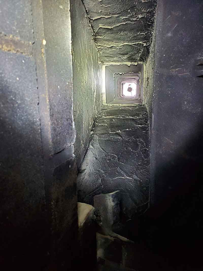 Before Stainless Steel Liner view from top