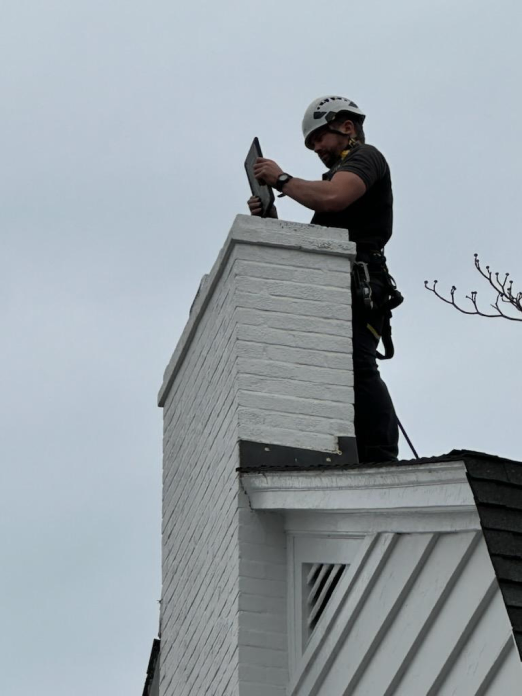 Stock Image -   The Chimney Guys of VA